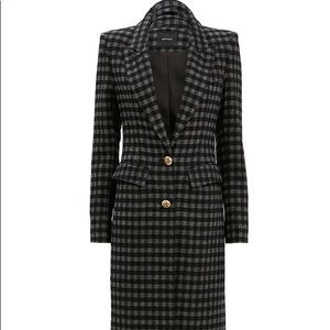 Smythe Brando Plaid Coat